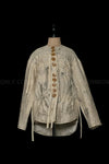 Mutedance Velvet/Silk Hand-Tied Jacket MD-MD23FW56-HUIBAI Silk PM89